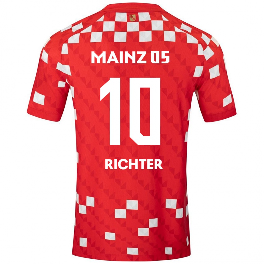 Kinder Marco Richter #10 Weiß Rot Heimtrikot Trikot 2024/25 T-Shirt Österreich