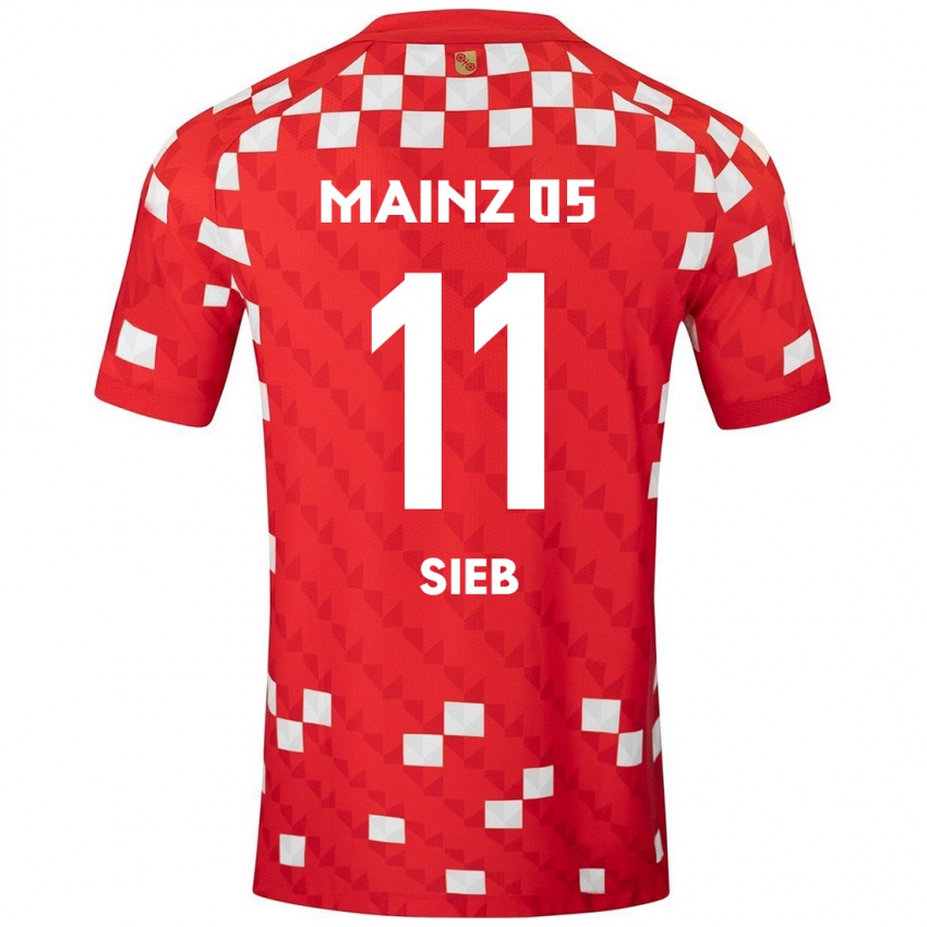 Kinder Armindo Sieb #11 Weiß Rot Heimtrikot Trikot 2024/25 T-Shirt Österreich