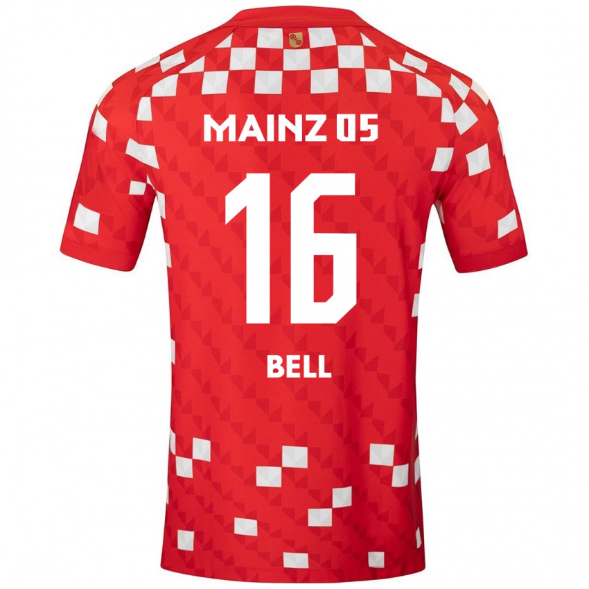 Kinder Stefan Bell #16 Weiß Rot Heimtrikot Trikot 2024/25 T-Shirt Österreich