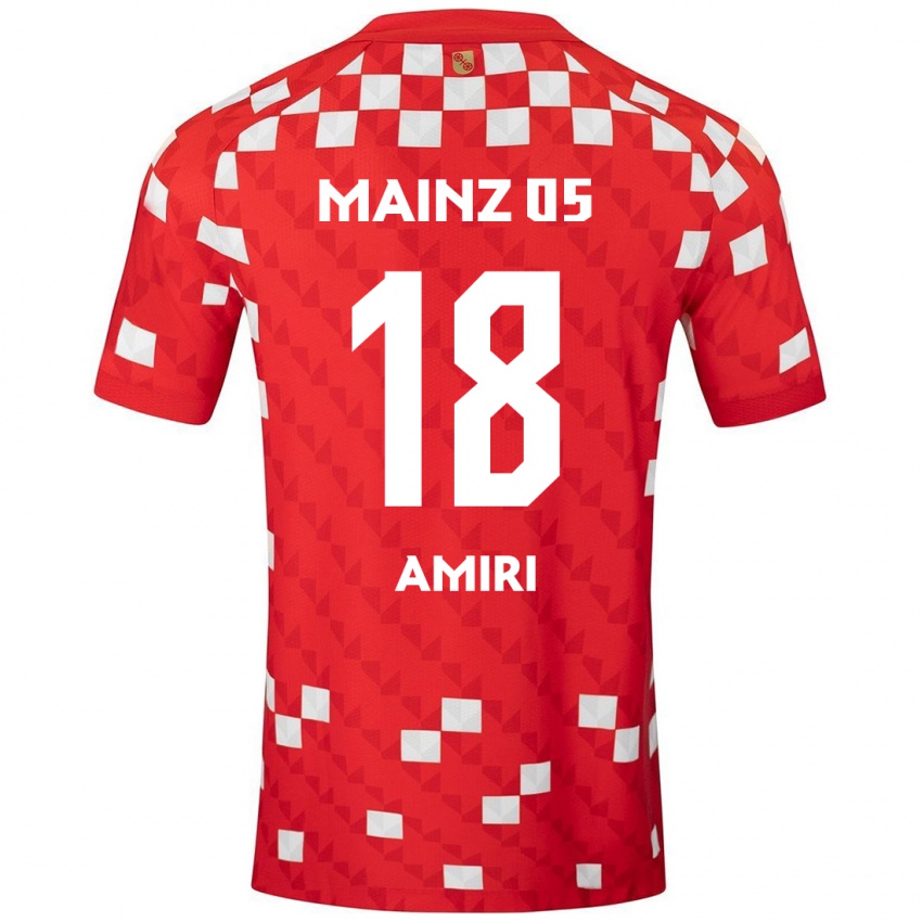 Kinder Nadiem Amiri #18 Weiß Rot Heimtrikot Trikot 2024/25 T-Shirt Österreich