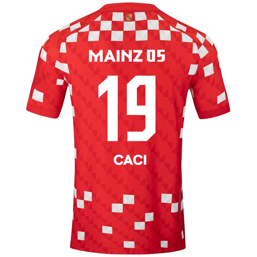 Kinder Anthony Caci #19 Weiß Rot Heimtrikot Trikot 2024/25 T-Shirt Österreich