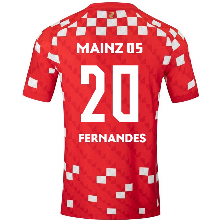 Kinder Edimilson Fernandes #20 Weiß Rot Heimtrikot Trikot 2024/25 T-Shirt Österreich