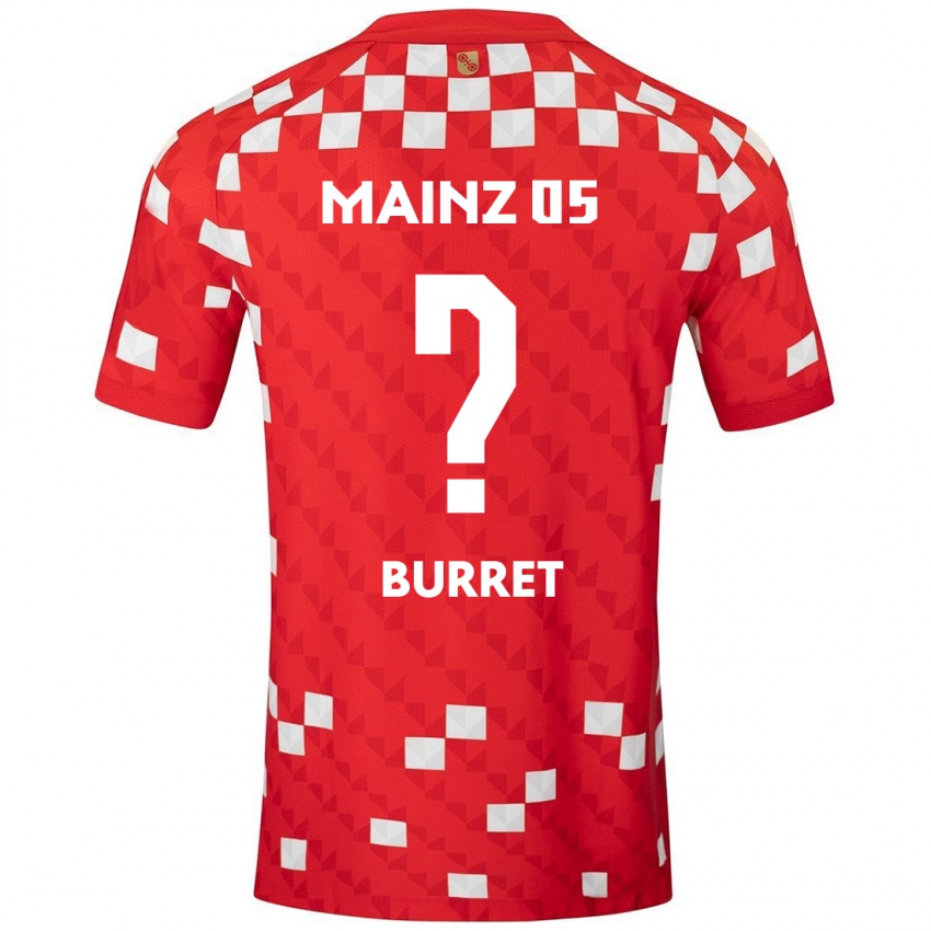 Kinder Kiran Burret #0 Weiß Rot Heimtrikot Trikot 2024/25 T-Shirt Österreich