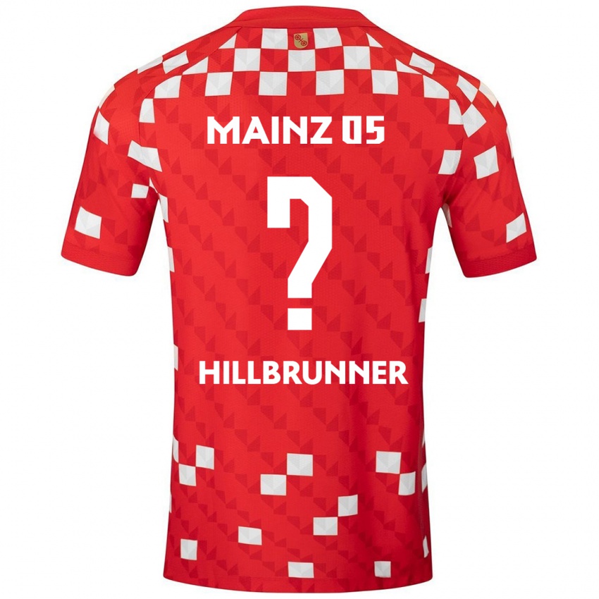 Kinder Fynn Hillbrunner #0 Weiß Rot Heimtrikot Trikot 2024/25 T-Shirt Österreich