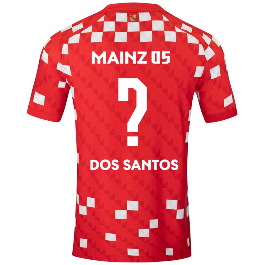 Kinder Alexandre Tavares Dos Santos #0 Weiß Rot Heimtrikot Trikot 2024/25 T-Shirt Österreich