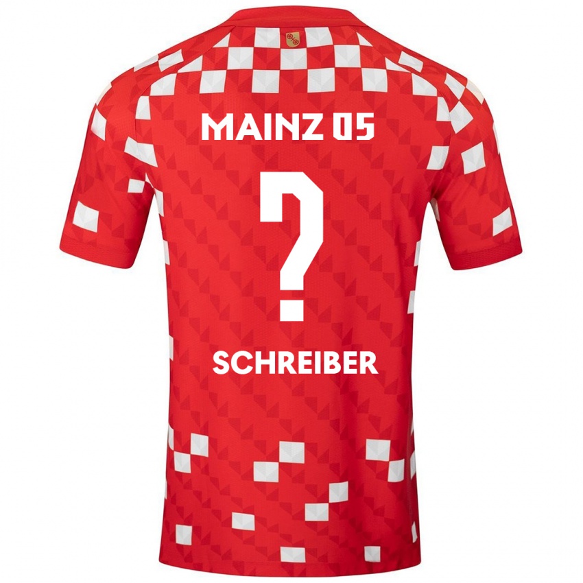 Kinder Philipp Schreiber #0 Weiß Rot Heimtrikot Trikot 2024/25 T-Shirt Österreich