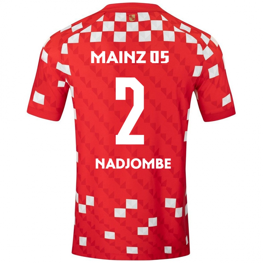 Kinder Jean-Marie Nadjombe #2 Weiß Rot Heimtrikot Trikot 2024/25 T-Shirt Österreich