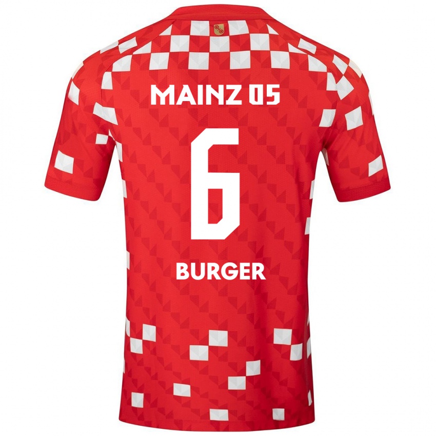 Kinder Korbinian Burger #6 Weiß Rot Heimtrikot Trikot 2024/25 T-Shirt Österreich