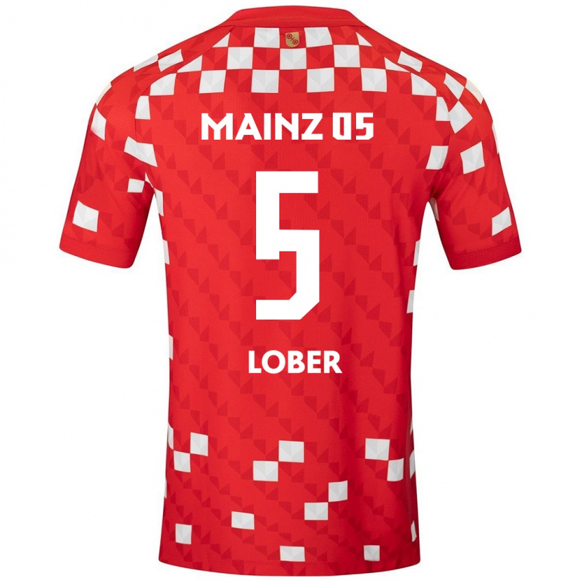 Kinder Jana Löber #5 Weiß Rot Heimtrikot Trikot 2024/25 T-Shirt Österreich