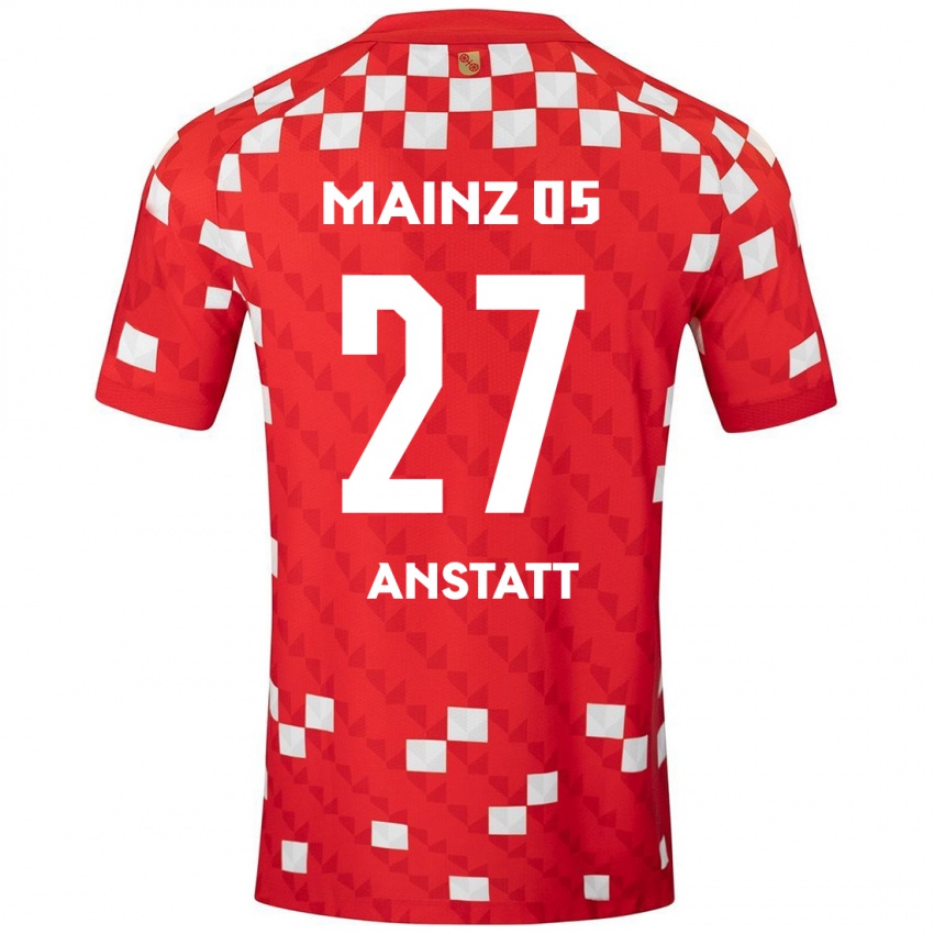 Kinder Nadine Anstatt #27 Weiß Rot Heimtrikot Trikot 2024/25 T-Shirt Österreich