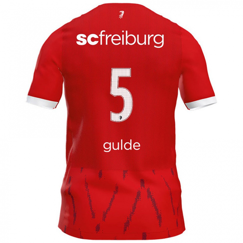 Kinder Manuel Gulde #5 Rot Heimtrikot Trikot 2024/25 T-Shirt Österreich