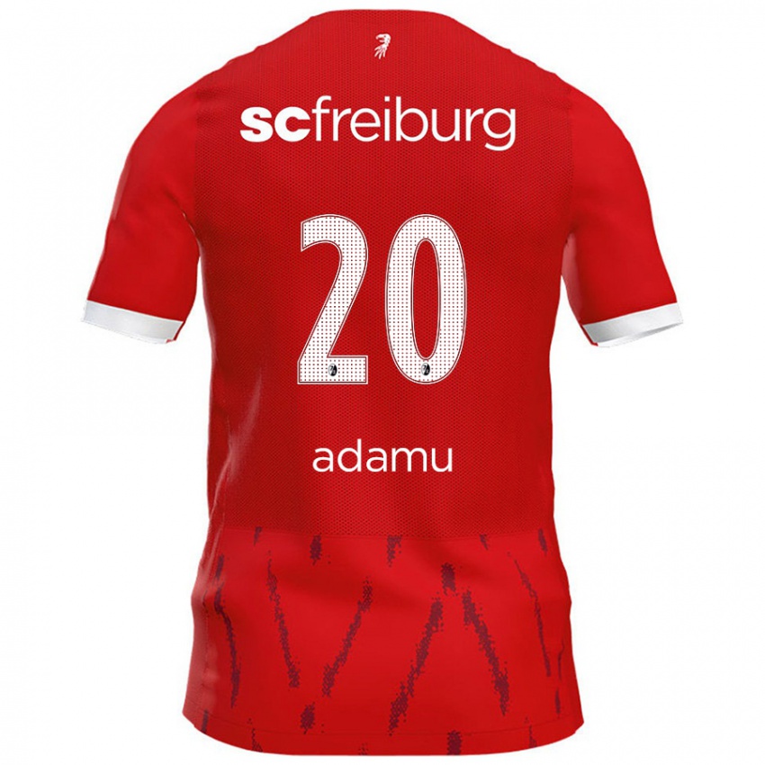 Kinder Junior Adamu #20 Rot Heimtrikot Trikot 2024/25 T-Shirt Österreich