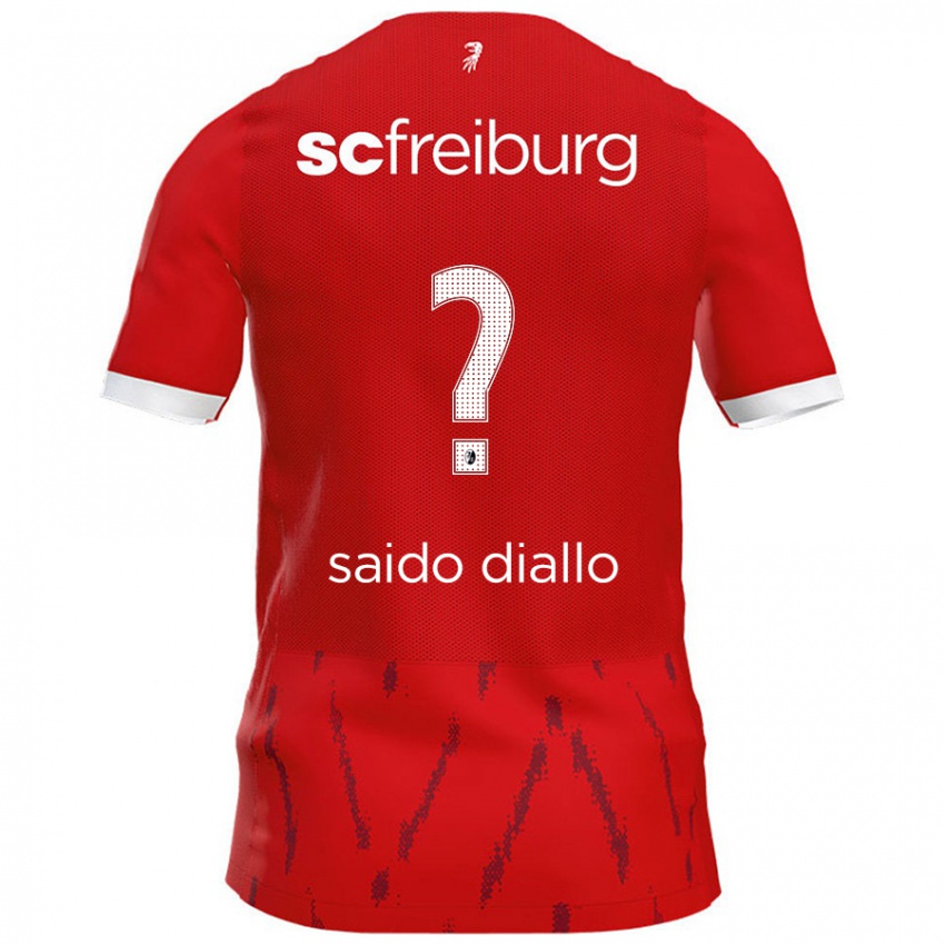 Kinder Mamadou Saido Diallo #0 Rot Heimtrikot Trikot 2024/25 T-Shirt Österreich