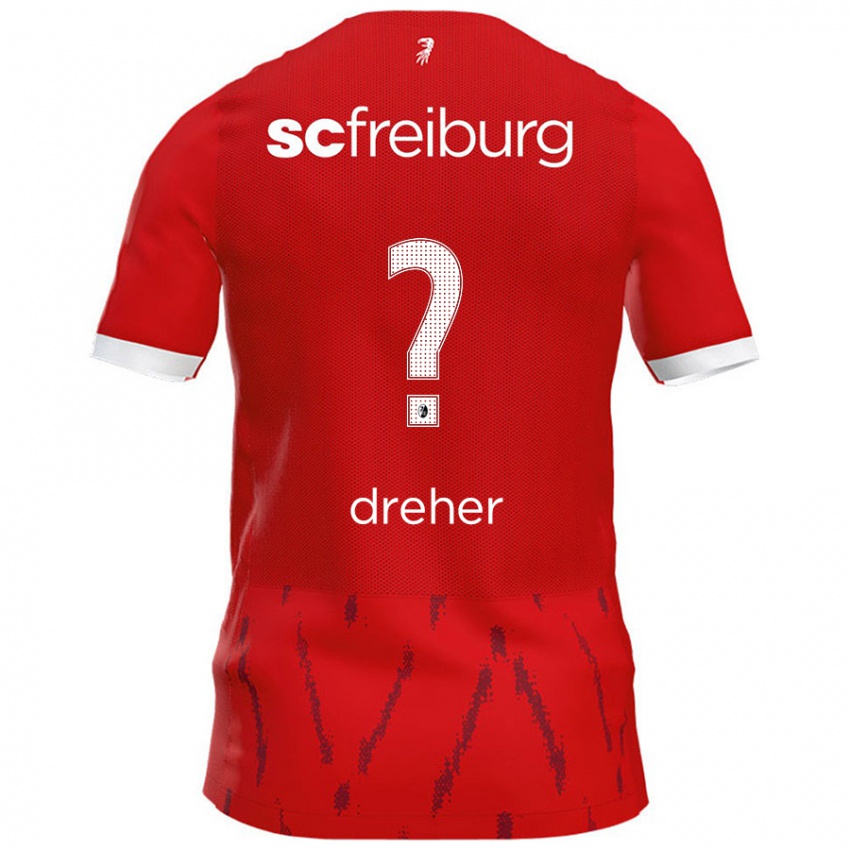 Kinder Cedric Dreher #0 Rot Heimtrikot Trikot 2024/25 T-Shirt Österreich