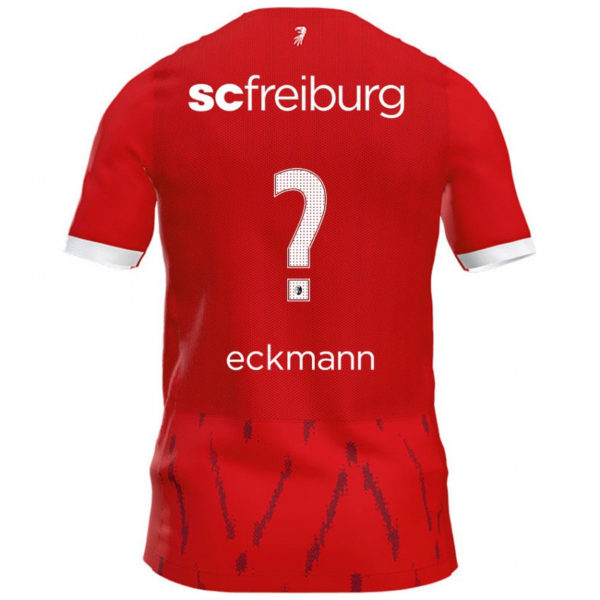 Kinder Julius Eckmann #0 Rot Heimtrikot Trikot 2024/25 T-Shirt Österreich