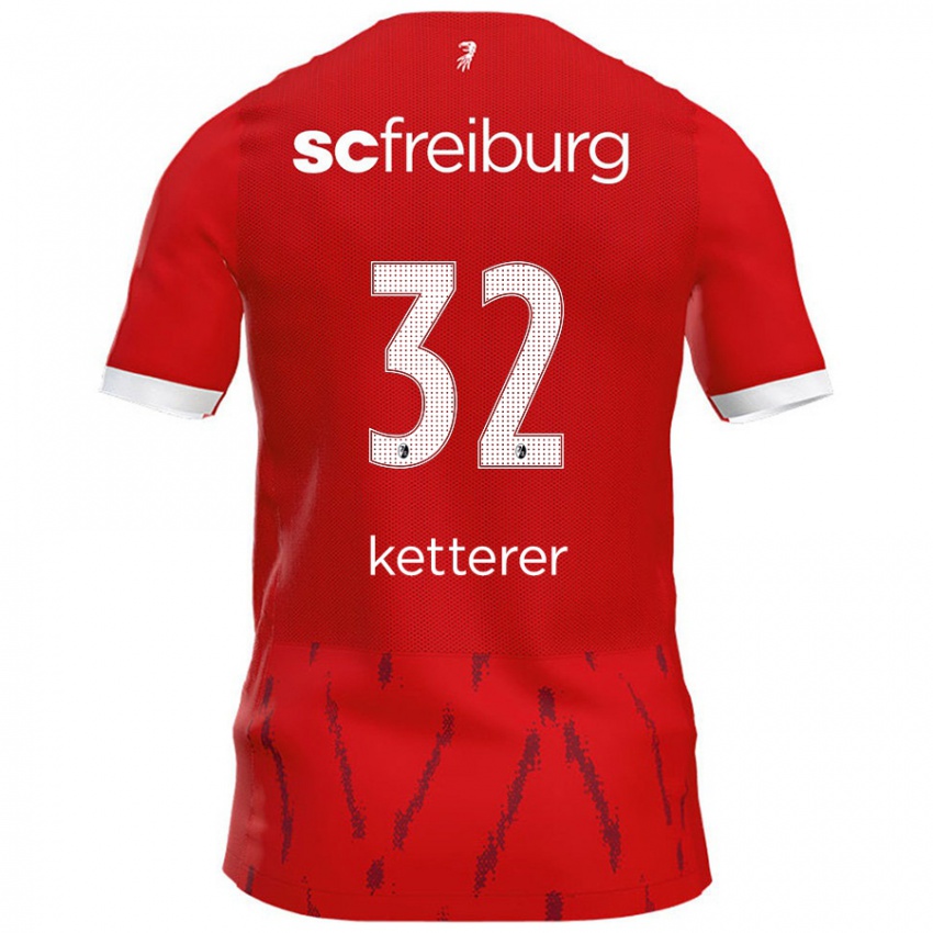 Kinder Ashley Ketterer #32 Rot Heimtrikot Trikot 2024/25 T-Shirt Österreich