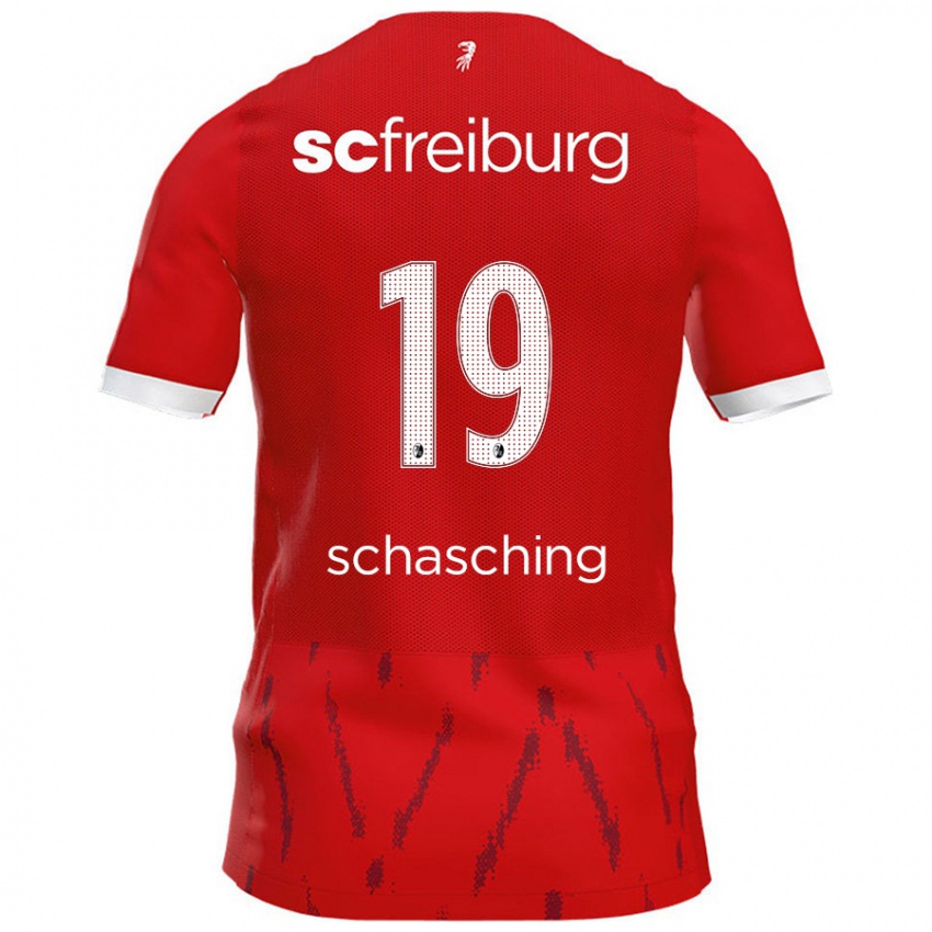 Kinder Annabel Schasching #19 Rot Heimtrikot Trikot 2024/25 T-Shirt Österreich