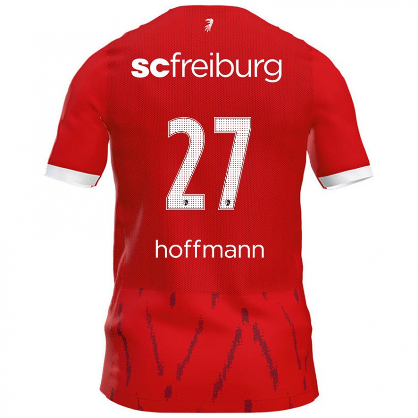 Kinder Giovanna Hoffmann #27 Rot Heimtrikot Trikot 2024/25 T-Shirt Österreich