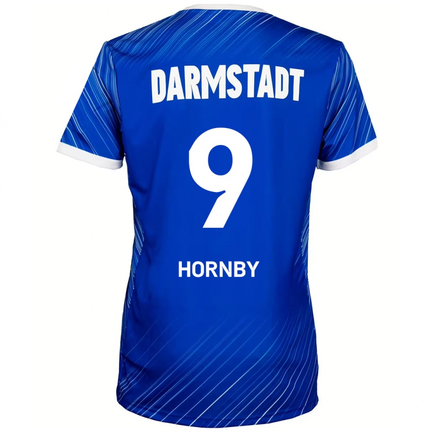 Kinder Fraser Hornby #9 Blau Weiß Heimtrikot Trikot 2024/25 T-Shirt Österreich