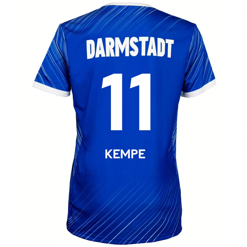 Kinder Tobias Kempe #11 Blau Weiß Heimtrikot Trikot 2024/25 T-Shirt Österreich