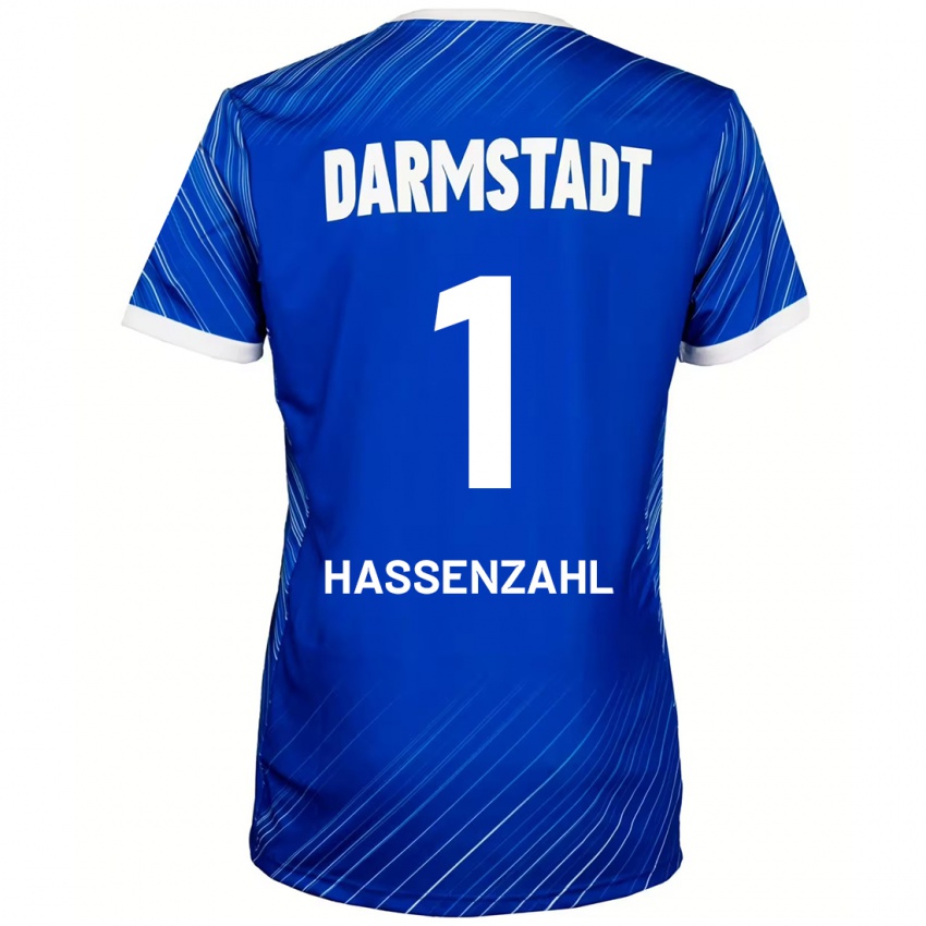 Kinder Leon Hassenzahl #1 Blau Weiß Heimtrikot Trikot 2024/25 T-Shirt Österreich