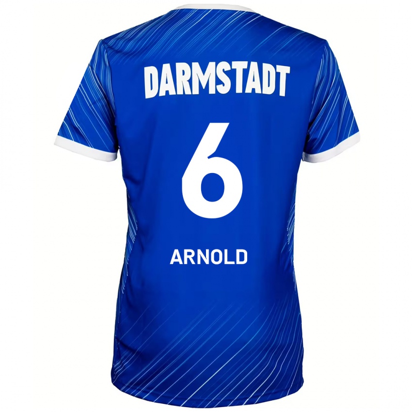 Kinder Tim Arnold #6 Blau Weiß Heimtrikot Trikot 2024/25 T-Shirt Österreich