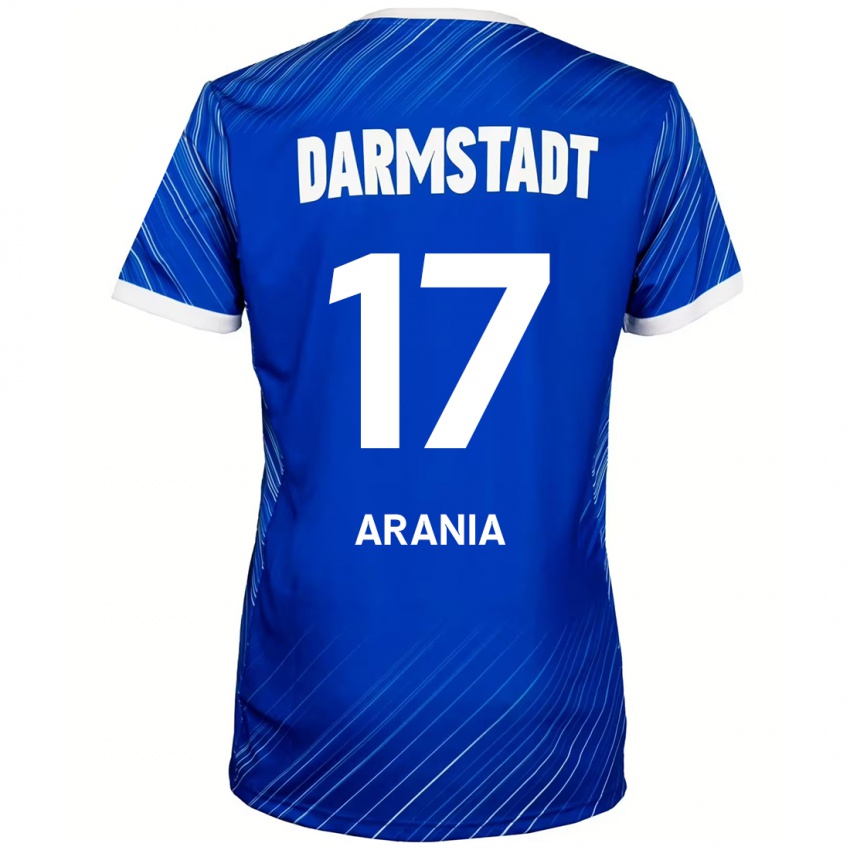 Kinder Asaf Arania #17 Blau Weiß Heimtrikot Trikot 2024/25 T-Shirt Österreich