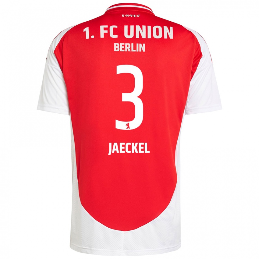 Kinder Paul Jaeckel #3 Rot Weiß Heimtrikot Trikot 2024/25 T-Shirt Österreich