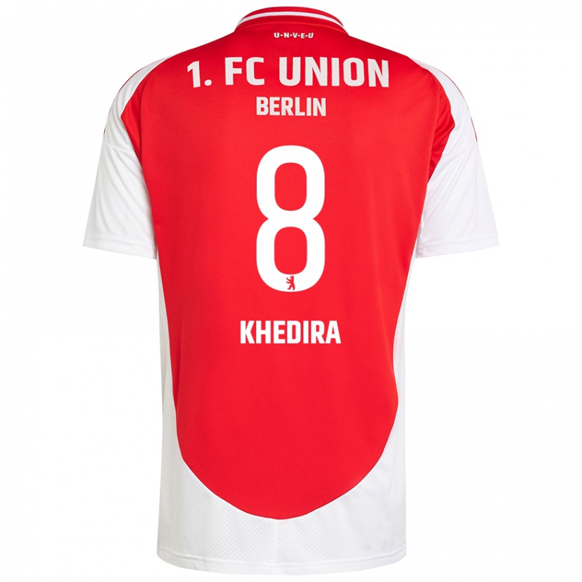 Kinder Rani Khedira #8 Rot Weiß Heimtrikot Trikot 2024/25 T-Shirt Österreich