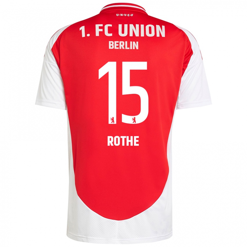 Kinder Tom Rothe #15 Rot Weiß Heimtrikot Trikot 2024/25 T-Shirt Österreich