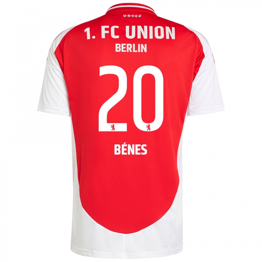 Kinder László Bénes #20 Rot Weiß Heimtrikot Trikot 2024/25 T-Shirt Österreich