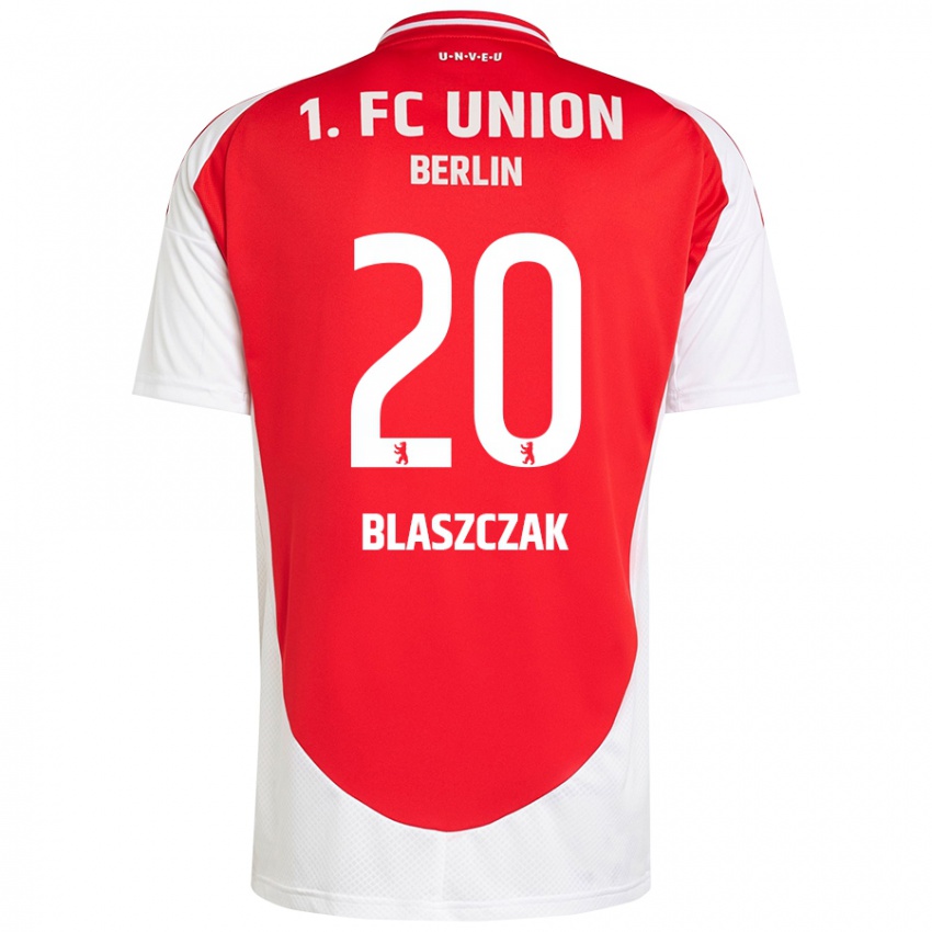 Kinder Tim Blaszczak #20 Rot Weiß Heimtrikot Trikot 2024/25 T-Shirt Österreich