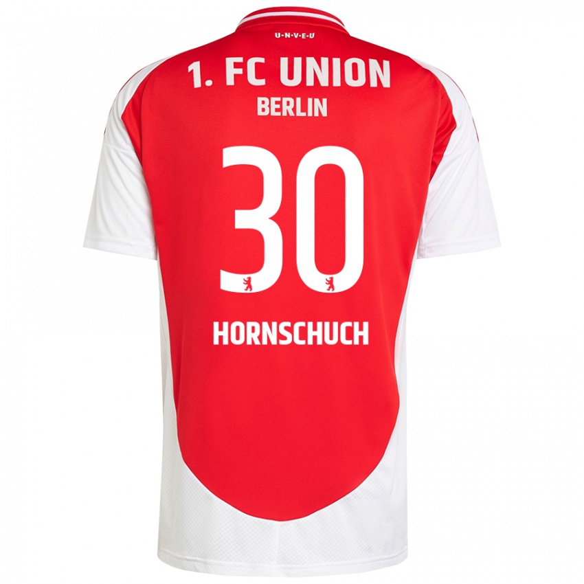 Kinder Sarah Hornschuch #30 Rot Weiß Heimtrikot Trikot 2024/25 T-Shirt Österreich