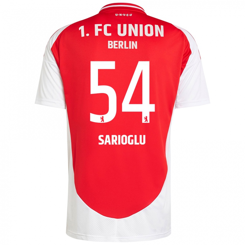 Kinder Defne Sarıoğlu #54 Rot Weiß Heimtrikot Trikot 2024/25 T-Shirt Österreich