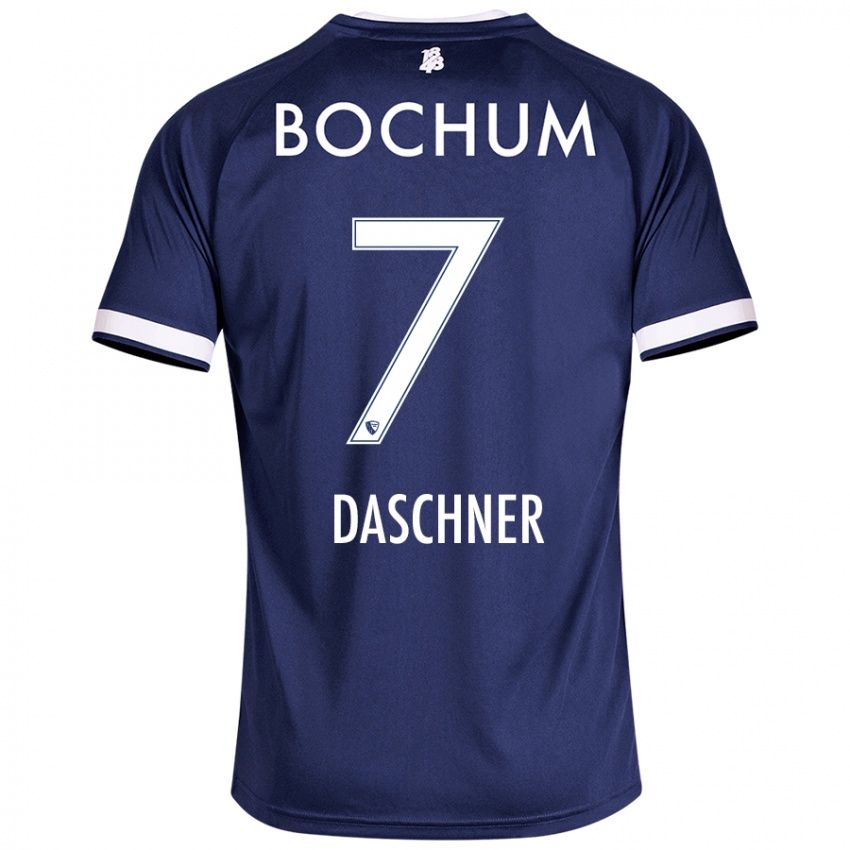 Kinder Lukas Daschner #7 Dunkelblau Heimtrikot Trikot 2024/25 T-Shirt Österreich