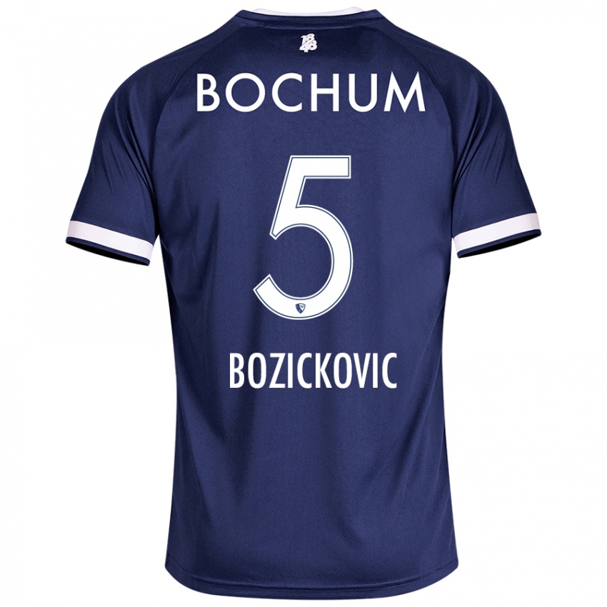 Kinder Niko Bozickovic #5 Dunkelblau Heimtrikot Trikot 2024/25 T-Shirt Österreich