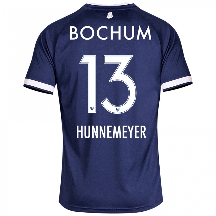 Kinder Maja Hünnemeyer #13 Dunkelblau Heimtrikot Trikot 2024/25 T-Shirt Österreich