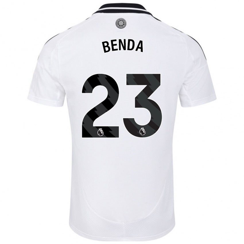 Kinder Steven Benda #23 Weiß Heimtrikot Trikot 2024/25 T-Shirt Österreich