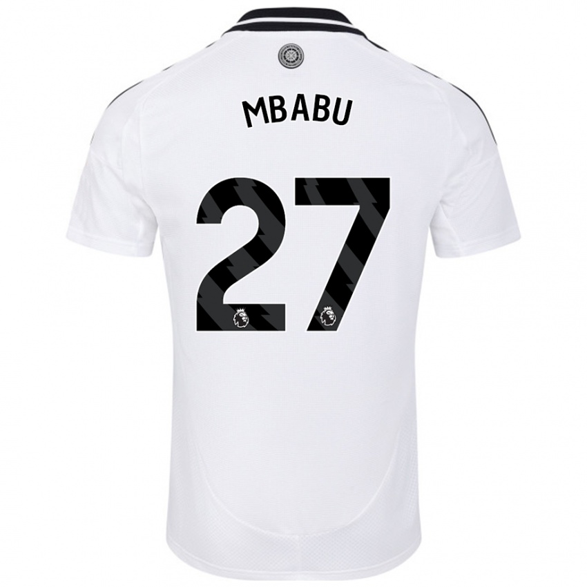 Kinder Kevin Mbabu #27 Weiß Heimtrikot Trikot 2024/25 T-Shirt Österreich