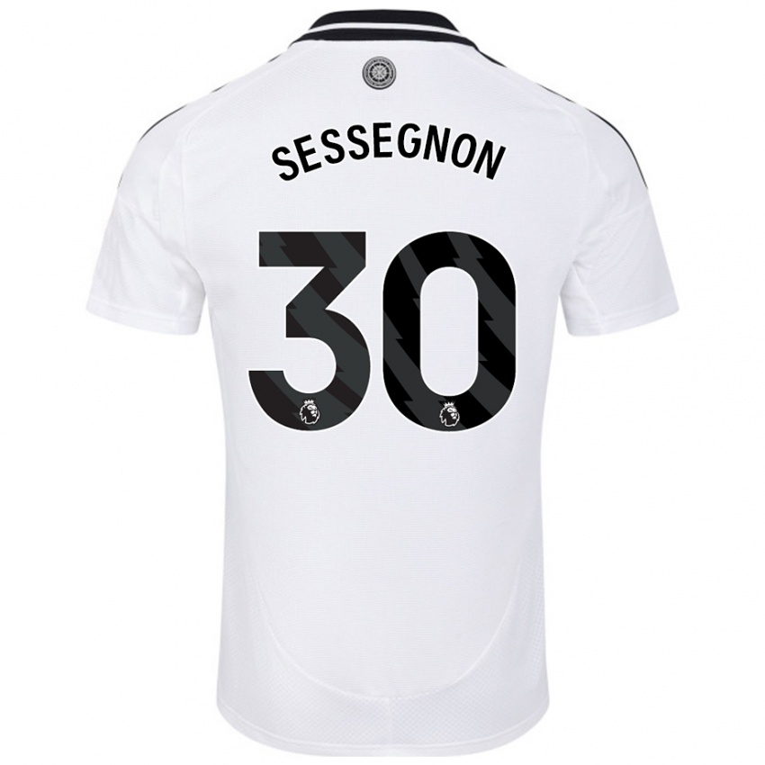 Kinder Ryan Sessegnon #30 Weiß Heimtrikot Trikot 2024/25 T-Shirt Österreich