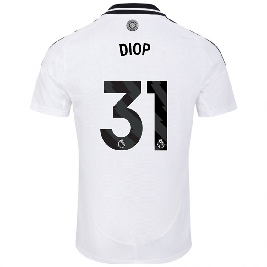 Kinder Issa Diop #31 Weiß Heimtrikot Trikot 2024/25 T-Shirt Österreich