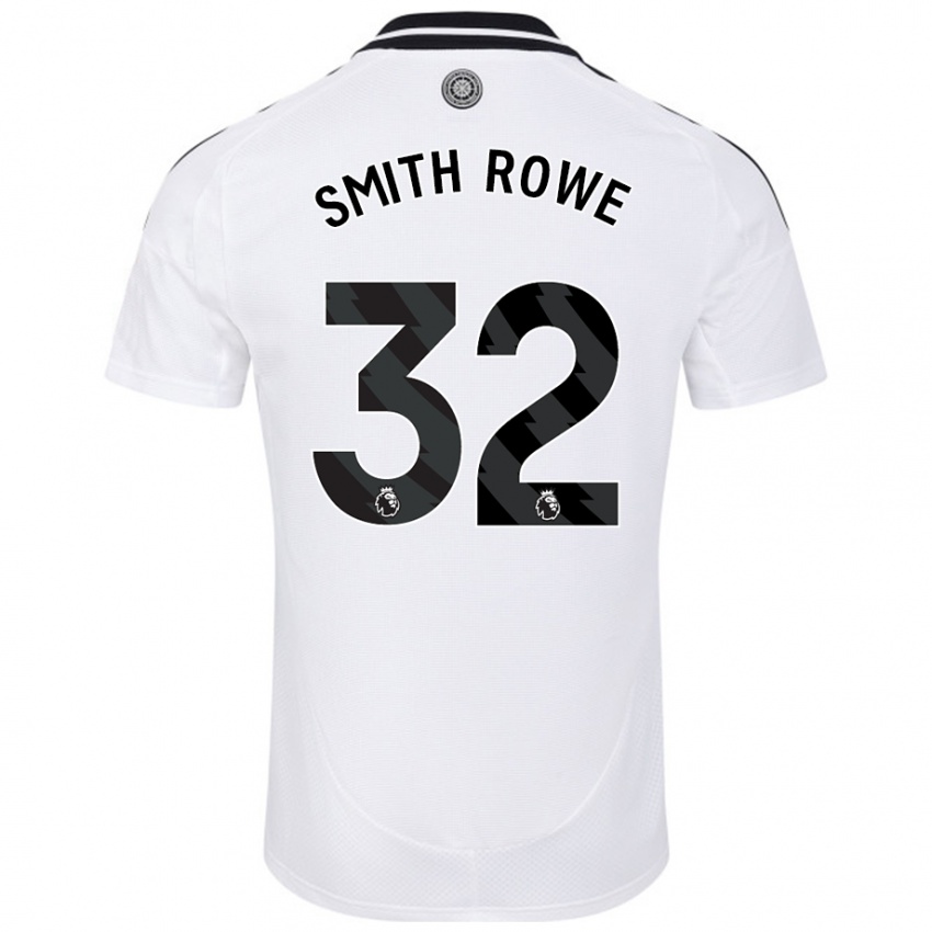 Kinder Emile Smith Rowe #32 Weiß Heimtrikot Trikot 2024/25 T-Shirt Österreich