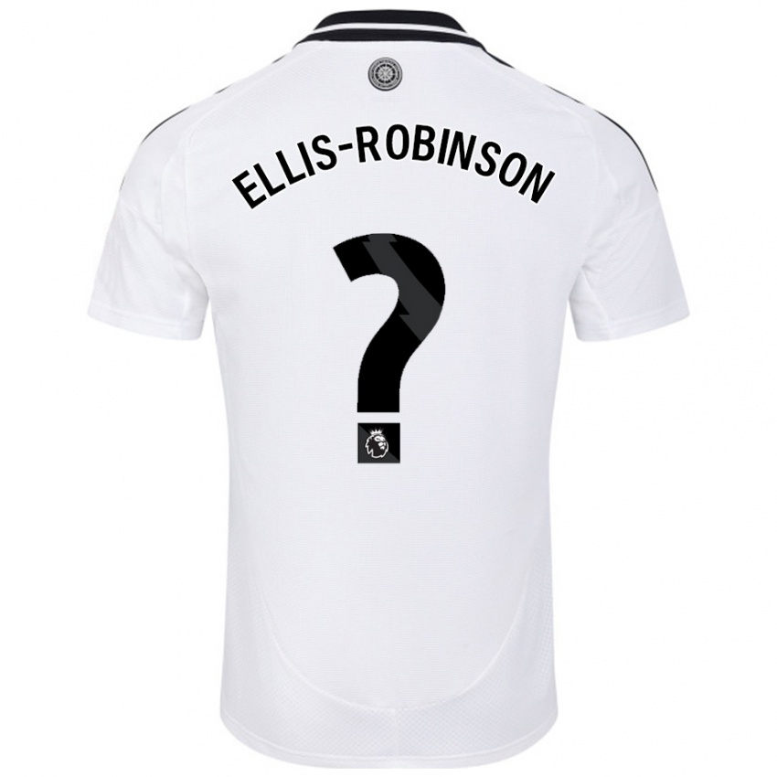 Kinder Eddie Ellis-Robinson #0 Weiß Heimtrikot Trikot 2024/25 T-Shirt Österreich