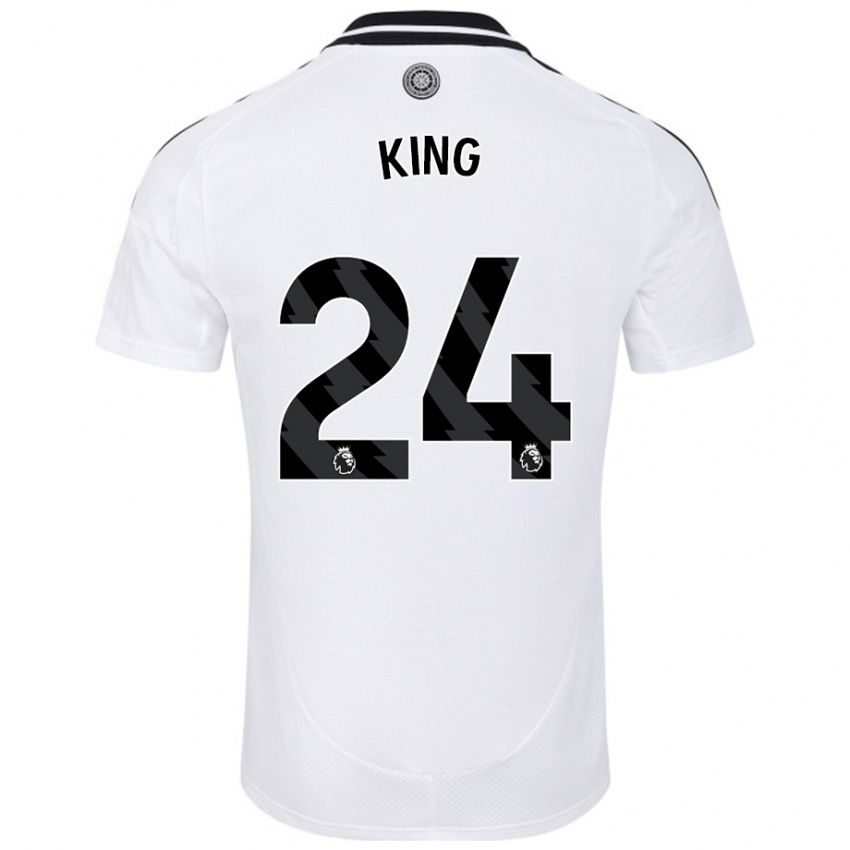 Kinder Joshua King #24 Weiß Heimtrikot Trikot 2024/25 T-Shirt Österreich