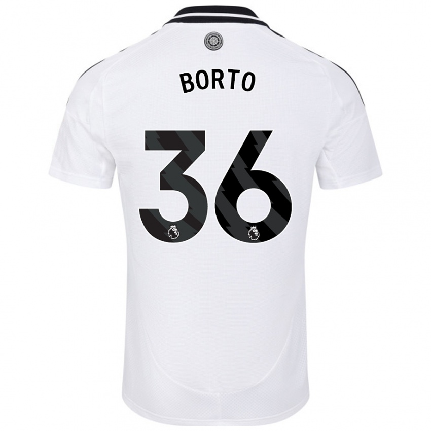 Kinder Alex Borto #36 Weiß Heimtrikot Trikot 2024/25 T-Shirt Österreich