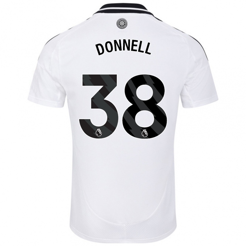 Kinder Chris Donnell #38 Weiß Heimtrikot Trikot 2024/25 T-Shirt Österreich