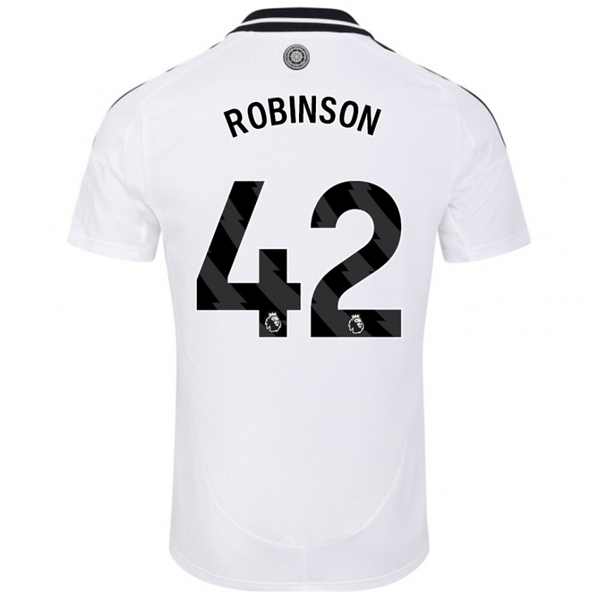 Kinder Charlie Robinson #42 Weiß Heimtrikot Trikot 2024/25 T-Shirt Österreich