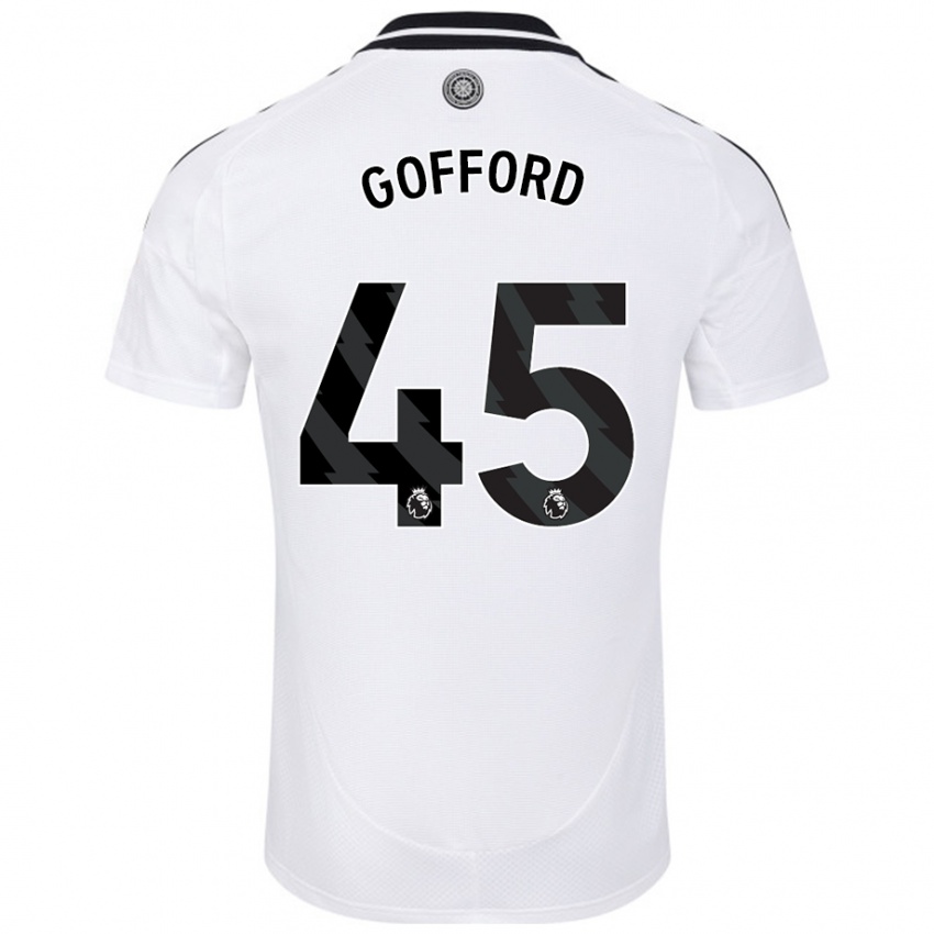 Kinder Oliver Gofford #45 Weiß Heimtrikot Trikot 2024/25 T-Shirt Österreich