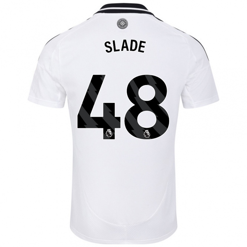 Kinder Bradley Slade #48 Weiß Heimtrikot Trikot 2024/25 T-Shirt Österreich