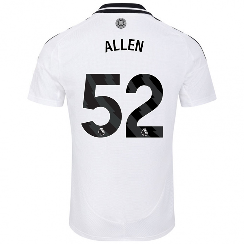 Kinder Michael Allen #52 Weiß Heimtrikot Trikot 2024/25 T-Shirt Österreich